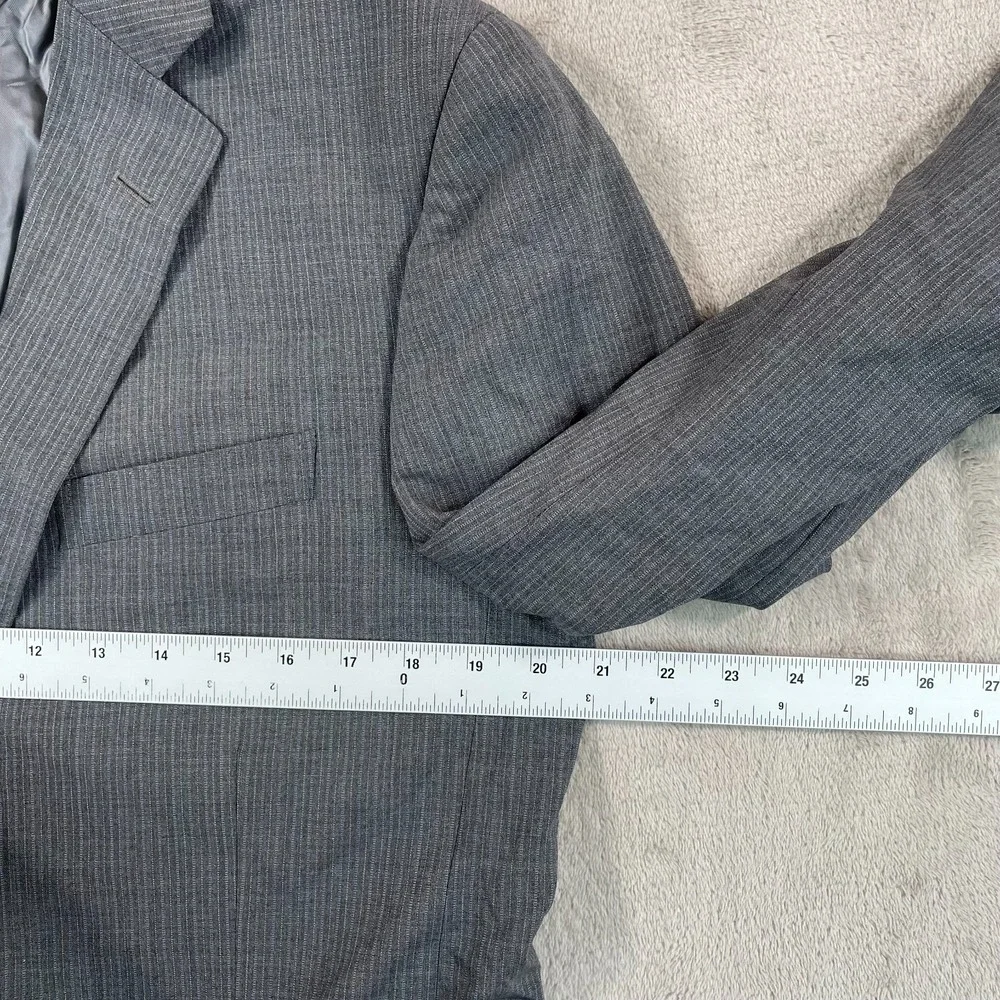 Brooks Brothers Regent-Fit Blazer 42L REDA Italy Wool Brookscool Gray Sport Coat